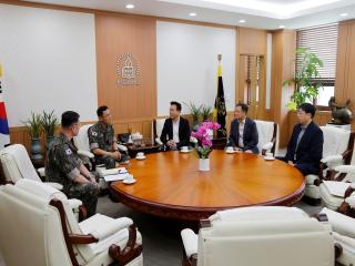 [20240809] 육군제3사관학교장, 한국교원대학교 방문 관련 썸네일 이미지